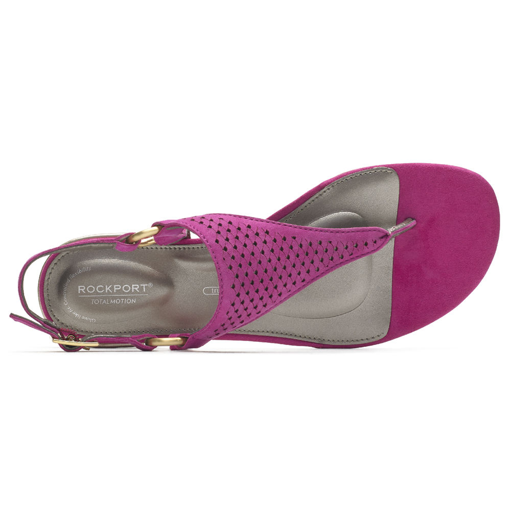 Rockport Sandaler Dame Rosa - Total Motion Zosia Thong - AHTQ86709
